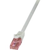 Logilink CQ2072U RJ45 omrežni kabel\, Patch kabel CAT 6 U/UTP 5.00 m siva ognjevaren\, z zaščitnim zapornim zatičem 1 kos, (20418547) | Shoptok.si