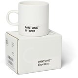 Pantone Bela keramična skodelica za espresso 120 ml Cloud Dancer - | Shoptok.si