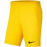 Nike DRI-FIT PARK 3 JR TQO Dječačke nogometne hlačice, žuta, veličina