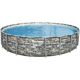 Bestway okrugli bazen sa čeličnim ramom power steel 671x132cm Cene