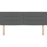 vidaXL led uzglavlje linije dizajn tamnosivo 72 cm platno | shoptok.hr
