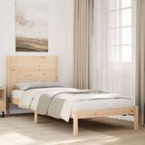 vidaXL Dugi okvir kreveta bez madraca 90 x 220 cm masivno drvo | shoptok.hr