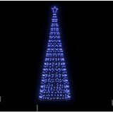  LED božićno drvce EKENAS 400 cm 800 LED lampica Plava Čelik | shoptok.hr