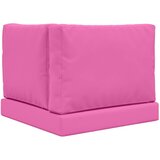  Jastuk za vanjsku sofU 3 pcs Ružičasta Poliester - Ružičasta 60 x 60 cm 1x sjedalo +1x naslon +1x bočna strana (3D bez bartaga) | shoptok.hr