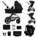 Kinderkraft kolica za bebe 3u1 Moov 2, crna | ePonuda.com