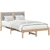  Krevetna konstrukcija s uzglavljem Svijetlo siva 120 x 190 cm | shoptok.hr