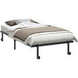  Okvir kreveta bez madraca sklopivi crni 107x203 cm čelik | shoptok.hr