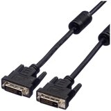 Value DVI priključni kabel DVI-D 24+1-polni utikač 7.50 m crna 11.99.5556 sa zaštitom, mogućnost vijčanog spajanja DVI kabel | Eponuda.ba