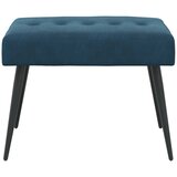 Klupa s gumbastim tkanjem Policijska plava 60 x 40 x 45 cm | shoptok.hr