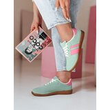 DStreet Sportowe sneakersy damskie NISTI zielone | Shoptok.si