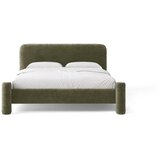 Micadoni Zeleni tapecirani bračni krevet s podnicom 160x200 cm Vera – | shoptok.hr