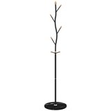  Stalak za kapute crni 177 cm od željeza obloženog prahom | shoptok.hr