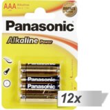 Panasonic 12x4 Alkaline Power Micro AAA LR03 - baterije Cijene