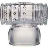 Doc Johnson Kink Power Wand Attachment Cock Stroker Transparent Cene