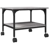  Stojalo za tiskalnik 2-nadstropno siva sonoma 50x40x38 cm les, (22137125) | Shoptok.si
