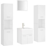  Set kupaonskog namještaja od iverice bijeli | shoptok.hr