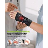 RAKIIE 2x M opornici za zapestje s 3 kovinskimi oporami | Shoptok.si