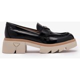Resti Lacquered women's black moccasins with decoration Sarix - Footwear | ePonuda.com