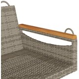  Klupa za ljuljanje siva 109 x 62 x 40 cm od poliratana | Eponuda.ba