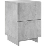  Noćni ormar Betonska siva 33 5 x 34 5 x 50 cm Konstruirano drvo - Betonska siva 1 | shoptok.hr