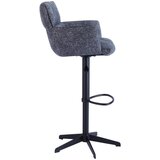 Dieter Knoll BARSKI STOL, antracit | Shoptok.si