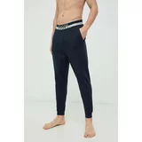 Joop! Homewear pamučne hlače za muškarce, boja: tamno plava, glatki materijal