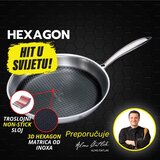 Berlinger Haus Hexagon (3D inox matrica) non-stick tava Cijene