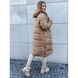 DStreet Women's long winter jacket KEMIT beige Cene