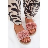 Boto Women's Platform Sandals With Decorative Flowers Pink Tessara | ePonuda.com