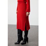 Trendyol Red Soft Textured Skirted Knitwear Bottom-Top Set | shoptok.hr
