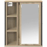  Kupaonski zidni ormarić s ogledalom sonoma hrast 50x21x60 cm | shoptok.hr