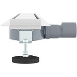 Tuš kanal 2-u-1 sa 360° sifonom Srebrno 70 cm | shoptok.hr