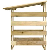 vidaXL Pergole s krovom 3 kom 100 x 90 x 100 cm impregnirana borovina | shoptok.hr