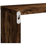  Kockaste zidne police 2 kom boja hrasta 80x15x26,5 cm drvene | shoptok.hr