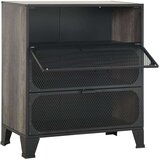 vidaXL Omara siva 72x36x82 cm kovina in MDF | Shoptok.si