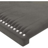  Uzglavlje tamnosivo 147x16x118/128 cm baršunasto | shoptok.hr