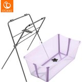 Stokke otroška banjica flexi bath® lavender + zložljivo stojalo za banjico flexi bath® grey Cene