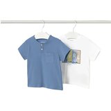 Mayoral komplet 2 majic s kratkimi rokavi capri blue | Shoptok.si
