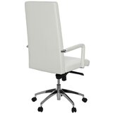 MID.YOU Vrtljiv Stol Lenga, Bela | Shoptok.si