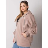 RELEVANCE Sweatshirt-RV-BL-7282.22P-dark beige | Shoptok.si