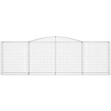  Lučne gabionske košare 6 kom 400x50x120/140cm pocinčano željezo | shoptok.hr