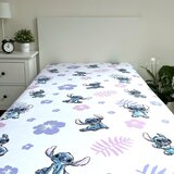 Jerry Fabrics Napenjalna enojna bombažna otroška rjuha 90x200 cm Lilo and Stitch – | Shoptok.si