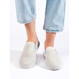 Shelvt Openwork sneakers slip on white and blue | shoptok.hr