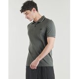 Fred Perry Polo majice kratki rokavi TWIN TIPPED SHIRT Zelena | Shoptok.si