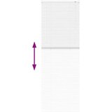 vidaXL Zavjesa za prozor sa zavjesama Ostalo Bijela 80 x 130 cm Aluminij | shoptok.hr