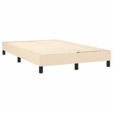  Okvir za krevet s oprugom krem 120 x 200 cm od tkanine | shoptok.hr