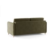 Micadoni Zelena žametna sedežna garnitura za spanje 184 cm Simo – | Shoptok.si
