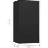  6-dijelni set TV ormarića crni od iverice | shoptok.hr