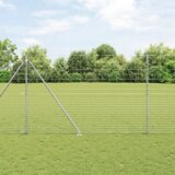 vidaXL ograja za polja 1.6x25 m cinkano jeklo | Shoptok.si