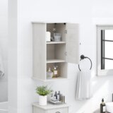 vidaXL Ormar za Kupaonicu na Zidu s pohranom Bijela 37 x 34 x 71.5 cm | shoptok.hr